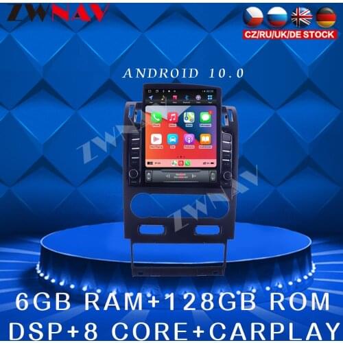 For Ford mondeo 2002-2007 Android 10 Tesla style Car DVD Player GPS navigation Car Auto Radio Stereo Multimedia Player