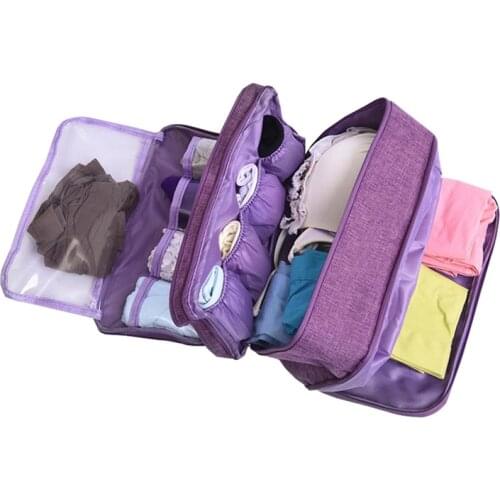 Multifunction Travel Packing Bag Portable Bra Underwear Storage Pouch Waterproof Cosmetics Clothes Drawer Organizer Accessories