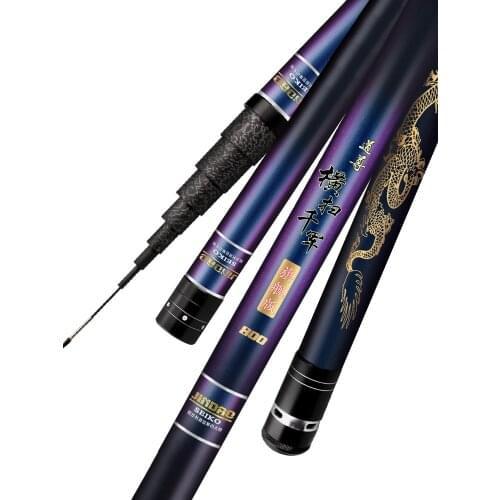 Power Hand Rod Super Hard Taiwan Fishing Olta Long Sectiom Hand Pole 28/19 Tune Carbon Carp Angeln Peche Vara De Pesca 8m-15m