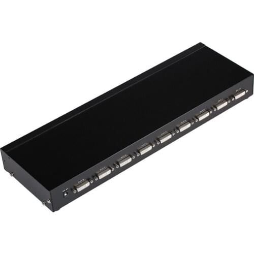 MT-VIKI 8 Port DVI Splitter 1 Input 8 Output Distributor 1 Computer Connects 8 Monitor Video Image Synchronous Display MT-DV8H