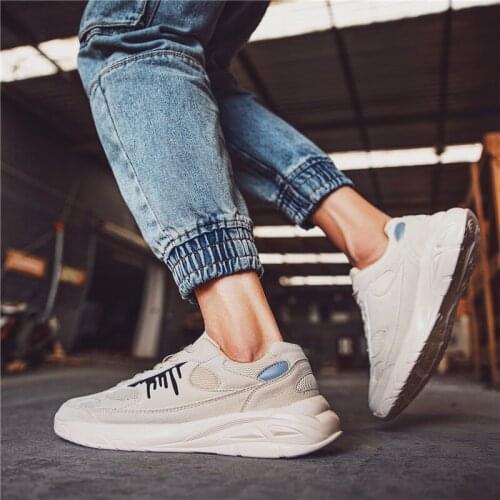 New Classic High Quality retro sports casual shoes trend mens shoes rubber bottom sports casual shoes