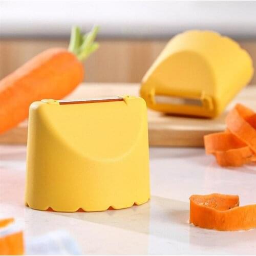 2PCS Kitchen Peeler Vegetable Peeler Splash Proof Super Sharp Fruit Peeler Portable Picnic Peel Tool Kitchen Gadgets Accessories