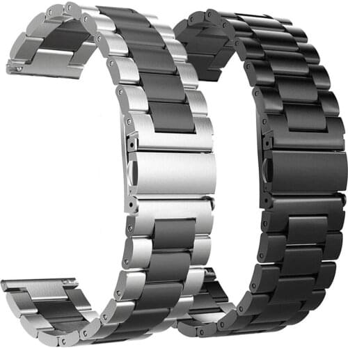 22mm Stainless Steel Band for Samsung Galaxy Watch 3 45mm/Gear S3/Galaxy Watch 46mm/Huawei Watch GT2 Pro 20mm Metal Wrist Strap