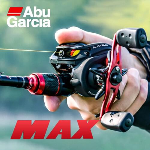 Abu Garcia Black BMAX3 MAX X 207g Right/Left Hand Bait casting Fishing Reel 6.4:1 Max Drag 8kg Carbon Fiber Fishing Reel 5BB