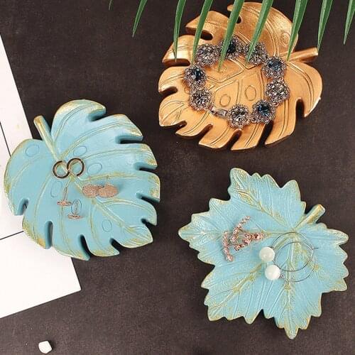 Jewelry Plate Storage Rack Necklace Bracelet Ring Tray Display Organizer