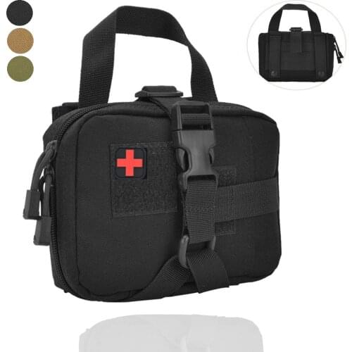 Tactical First Aid Kits Pouches Outdoor Molle EMT Emergency Patch Bag Portable Medical Survival EDC Accessories Storager Bag