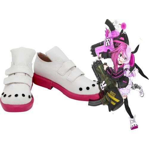 COMPASS Megu Cosplay Shoes White Boots Custom Made Halloween Party Cosplay Costume Accessory