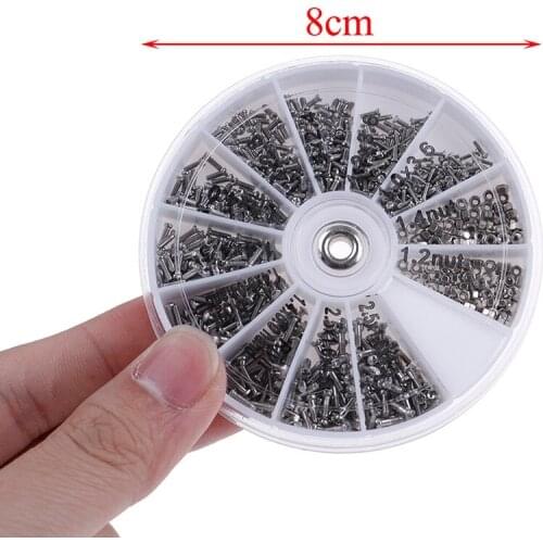 1 Set Micro Glasses Sunglass Watch Spectacles Screws Nuts Screwdriver Repair Kits Tool Box
