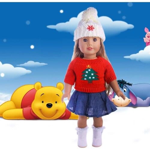 1 Pcs Doll Accessories Clothes Princess Dress with Stockings for 18 inch Doll Clothes Gifts Christmas Halloween Witch