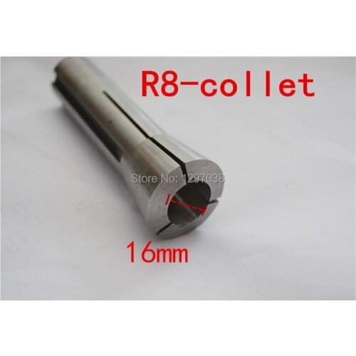 1pcs R8 Collet Socket Clamp Diameter 16mm Metric Size Draw Bar M12 Suit for R8 Collet Chuck Holder