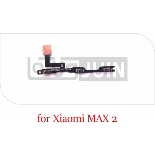 10pcs Power On/Off Key + Volume Up/Down Side Button Flex Cable for Xiaomi MAX 2 Mi MAX 2