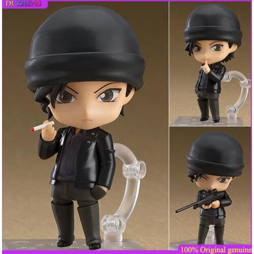 100% Original genuine Detective Conan Akai Shuuichi Q version figma PVC Action Figure Anime Figure Model Toys Figure Doll Gift