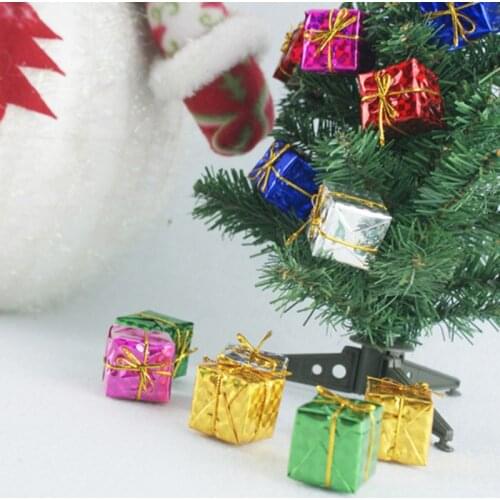 24 Pcs New Arrival Christmas Tree Ornaments Xmas Tree Hanging Gift Box Kids Gift Christmas Decorations For Home