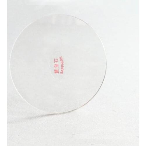 Free Shipping 2pc 1.0mm 33-37.5mm Flat Sapphire Watch Glass Crystal 1pc