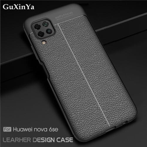 Cover For Huawei nova 7i Phone Case Luxury Leather ShockProof TPU Protective Case nova 7i Funda nova 7i Shell 6.4"