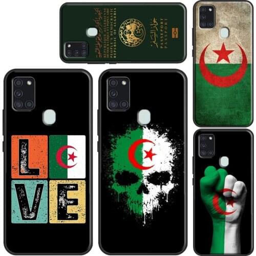 Algerian Passport Flag Case For Samsung A71 A51 A41 A31 A11 A21S A20e A10 A20 S A40 A50 A70 A12 A32 A42 A52 A72