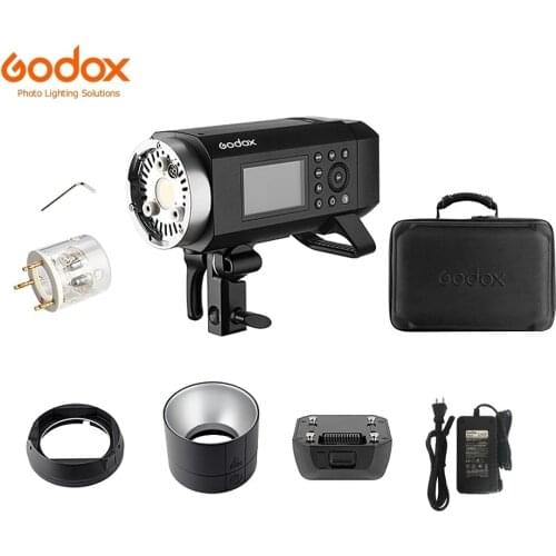 Godox WITSRO AD400Pro All-in-One Outdoor Speedlite TTL Auto-flash GN72 1/8000s HSS 2.4G Wireless X System with Lithium Battery