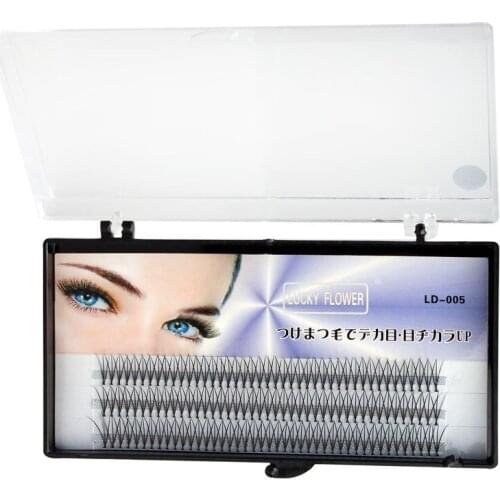 Individual W Lashes Black False Eyelash Natural Long Hand eyelash Extension