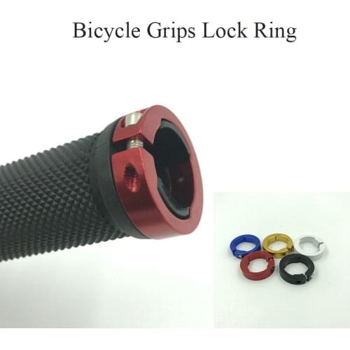 2pc 4pc Bicycle Grips Ring Alloy Replacement Lock on Lock Ring 8mm Handle Bar Grips MTB Handlebar Bike Part Bicycle Accessories