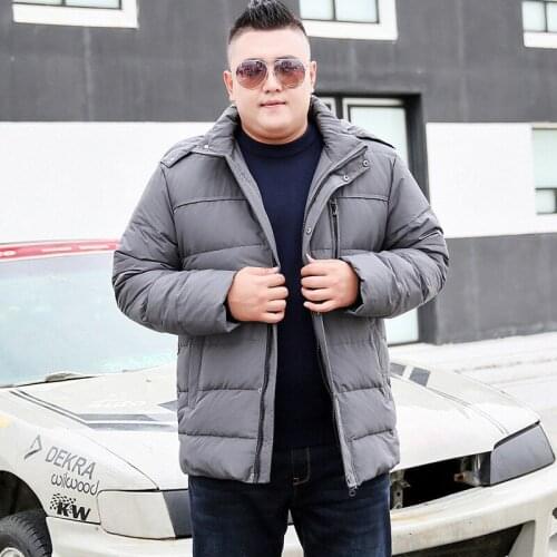 2019 New Winter Park Hooded jacket Mens Warm Black jacket Fashion Casual long section Oversized 8XL 9XL 10XL Gray jacket