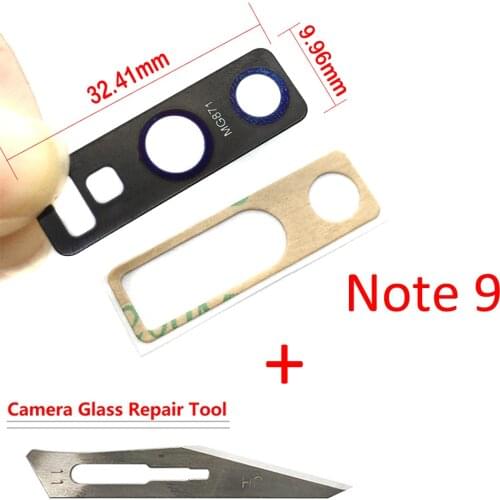 New For Samsung Galaxy Note 9 Rear Back Camera glass Lens with Glue Replacement