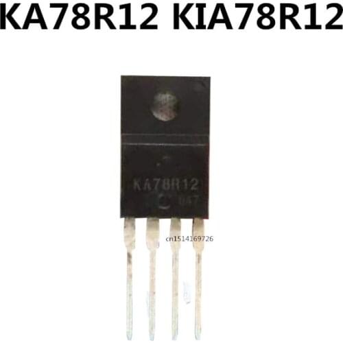 Original new 5pcs/ KA78R12 KIA78R12 TO-220F-4 12V