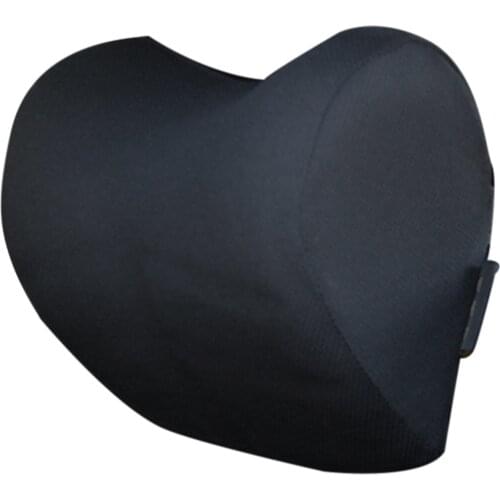 1PCS Car Headrest Neck Pillow for seat chair in auto Memory Foam cushion Fabric Cover soft Head rest travel support