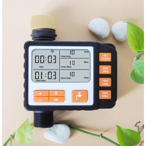 Hot Automatic Watering Sprinkler System Irrigation Controller Programmable Digital Faucet Timer Battery Operated Accessories