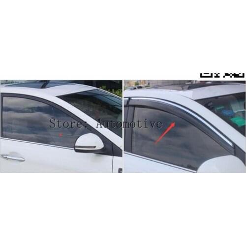 Window Visor Vent Shades Sun Rain Guard For KIA Sorento 2015 2016 2017