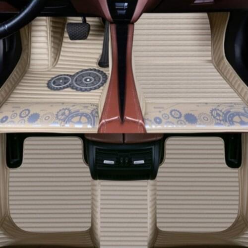 Special Full Covered Waterproof Wire Loop Carpets Durable Car Floor Mats for Ford Focus Edge Ecosport Escape Explorer Fiesta