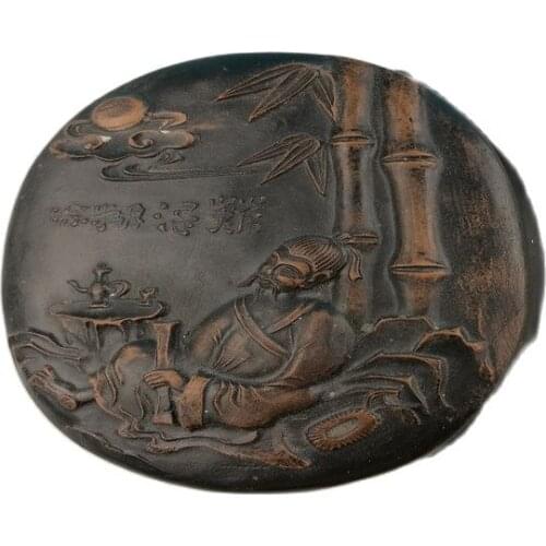 Chinese Unique Wa Stone Wa Inkslab