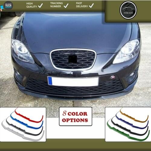 For seat leon mk2 2 1 p front lip universal spoiler lip bumper 3 piece free fast shipping designed full harmony body kit design
