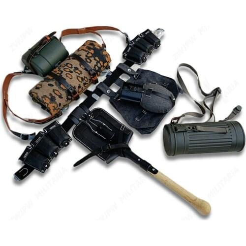 WW2 WWII German ARMY 98K POUCH Field Gear Package Combination SOLDIER COMBAT MILITARY EQUIPMENT COLLECTION WAR REENACTMENTS