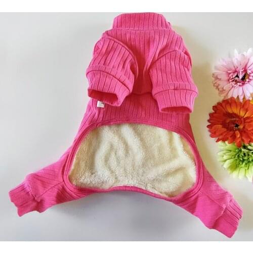 Winter Dog Jumpsuit Coat Puppy Costume Pajama Small Dog Clothes Outfit Yorkshire Pomeranian Poodle Bichon Schnauzer Pet Clothing