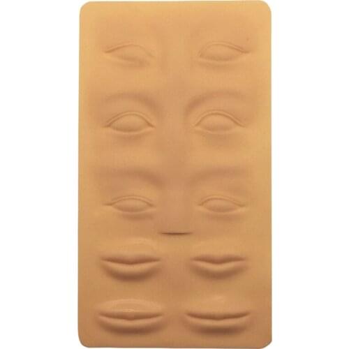 1Pcs Silica gel 3D Practice Skin Eye Lips Cosmetics Fake Skin Eyebrow Tattoo Practice Skin Accessories Beginners