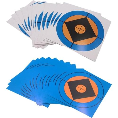 100pcs Reactive Splatter Targets Reactive Self Adhesive Shooting Target Rifle Bow Shooting Training Hunting Targets Accessories