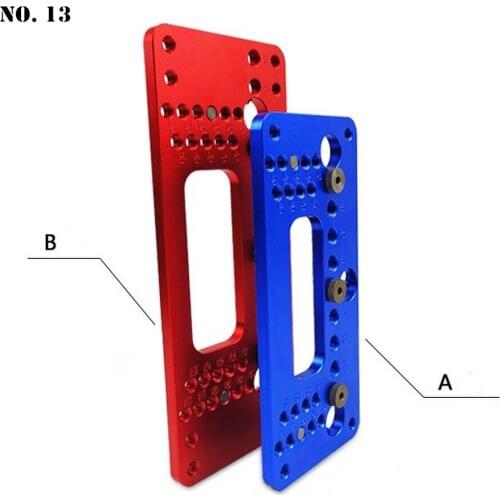 Aluminum Installation Jig Locator Wardrobe Door Cabinet Locator Woodworking Handle Puncher Sucker DIY Woodworking Drilling