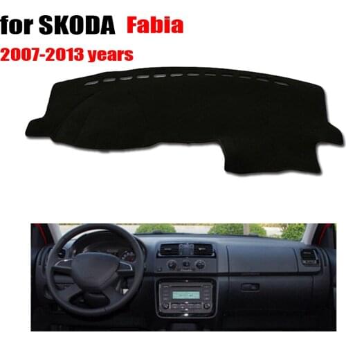 Free shipping!!! Car dashboard covers mat for SKODA Fabia 2007 to 2013 year Left hand drive