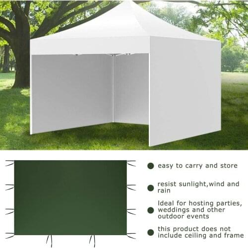 Canopy Sides Panels Only, Tent Gazebo Side Panel Waterproof 210D Oxford Cloth Garden Shade Top Tent Surface