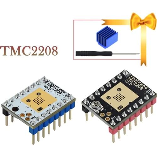 3D printer parts stepper TMC2208/2209 stepper motor driver with new radiator, replaceable slant plate 1.4 1.5 1.6 Reprap board