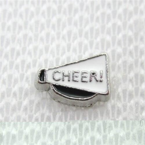 Hot Selling 20pcs/lot Cheer Floating Charms Living Glass Memory Lockets Floating Charms DIY Jewelry Accessory