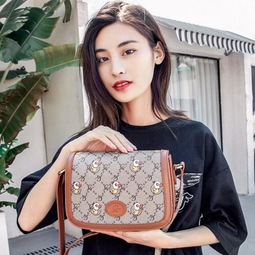 2021 new versatile noble temperament flower rather than common true sheepskin woman bag shoulder bag crossbody bag hot style
