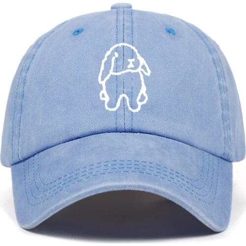 Printed washed cowboy hat 100% cotton Rabbit washed denim cap Men Women Baseball Cap Blank Hat Adult Children DIY hat for team