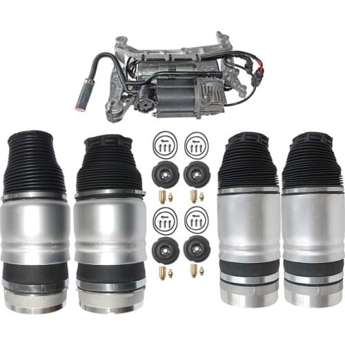 AP01 Front+Rear Air Suspension Spring Compressor Pump For Porsche Cayenne VW Touareg Audi Q7 955358503310 7L6616404B