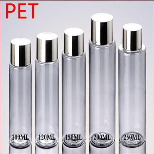 100/120/150/200/250G PET plastic bottle w screw cap shampoo Cosmetics container empty Foam Soap Refillable Bottles