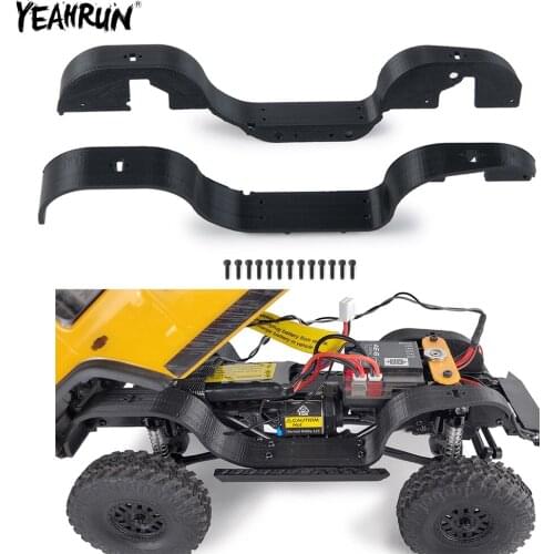 YEAHRUN Plastic Front & Rear Mud Fender Flares For 1/24 Axial SCX24 AXI00002 RC Crawler Car Body Shell Parts