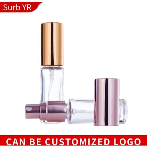 100 Pieces/Lot 4ml New Style Hot Sell Portable Transparent Spray Perfume Bottle