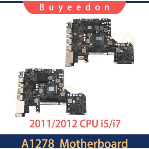 Tested Original A1278 Motherboard for MacBook Pro 13" A1278 Logic Board i5 2.5GHz / i7 2.9GHz Early/Late 2011 Mid 2012 Year
