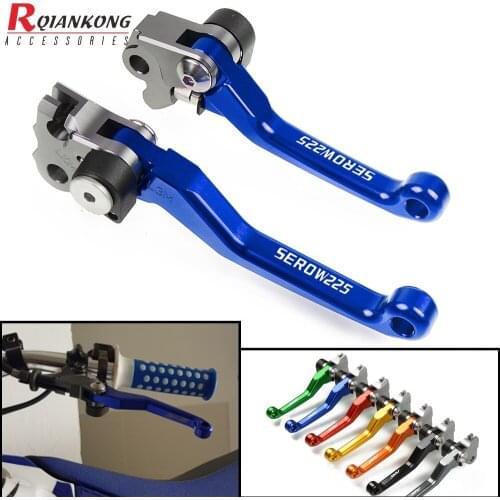 SEROW 225 250 Motorcycle Dirt Bike Brake Clutch Levers CNC Pivot Foldable handle levers For YAMAHA SEROW225/250 1986-2015 2014