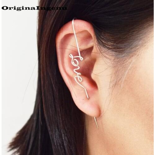 925 Silver Ear Climber Gold Filled Jewelry Handmade Earrings Minimalist Brincos Vintage Oorbellen Boho Earring For Women